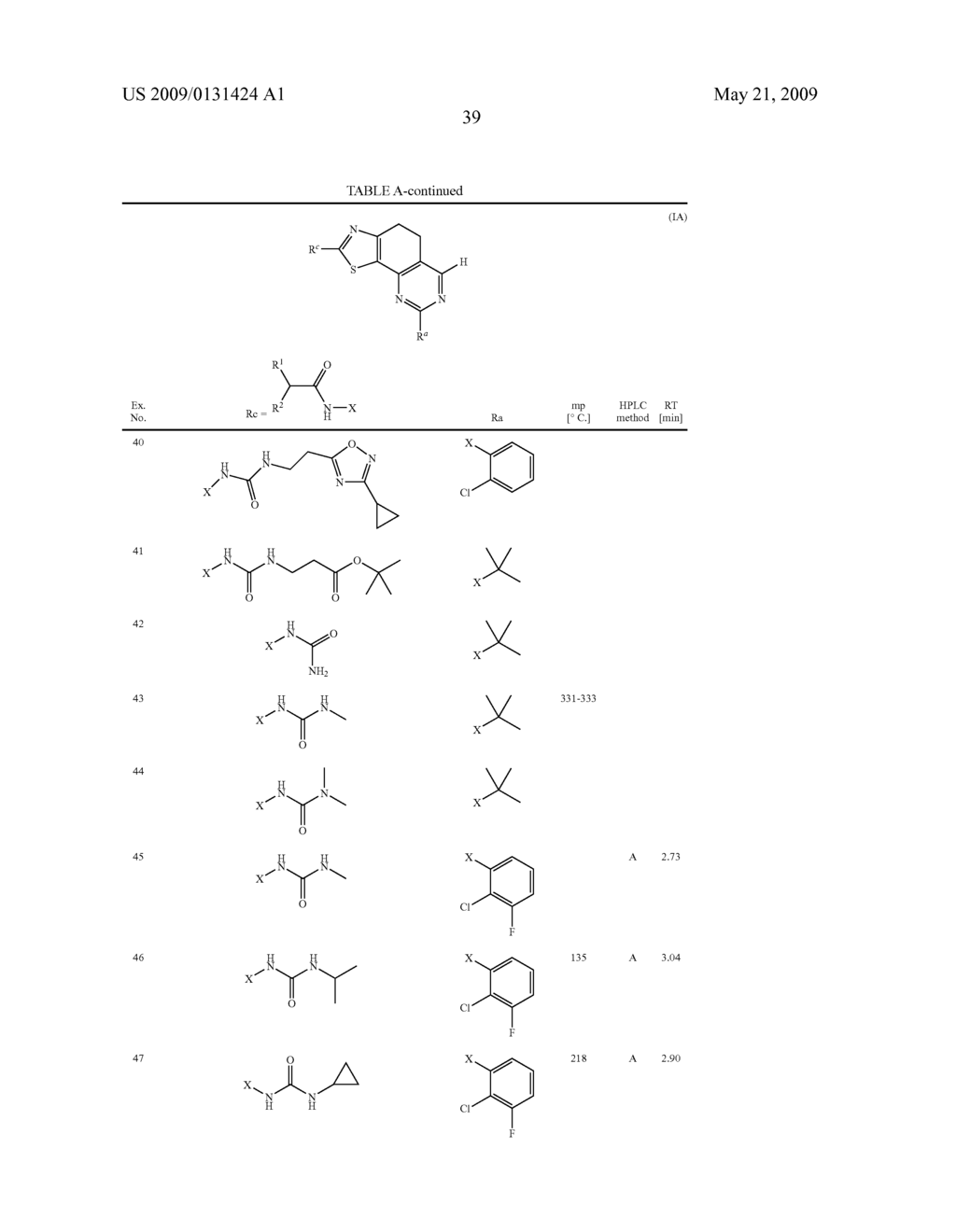 THIAZOLYL-DIHYDRO-CHINAZOLINE - diagram, schematic, and image 40