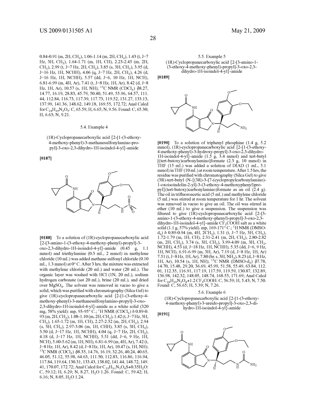 7-Amido-isoindolyl Compounds and Their Pharmaceutical Uses - diagram, schematic, and image 29