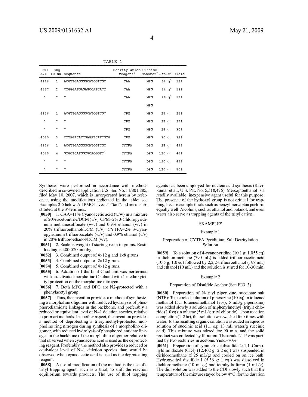 METHOD OF SYNTHESIS OF MORPHOLINO OLIGOMERS - diagram, schematic, and image 09