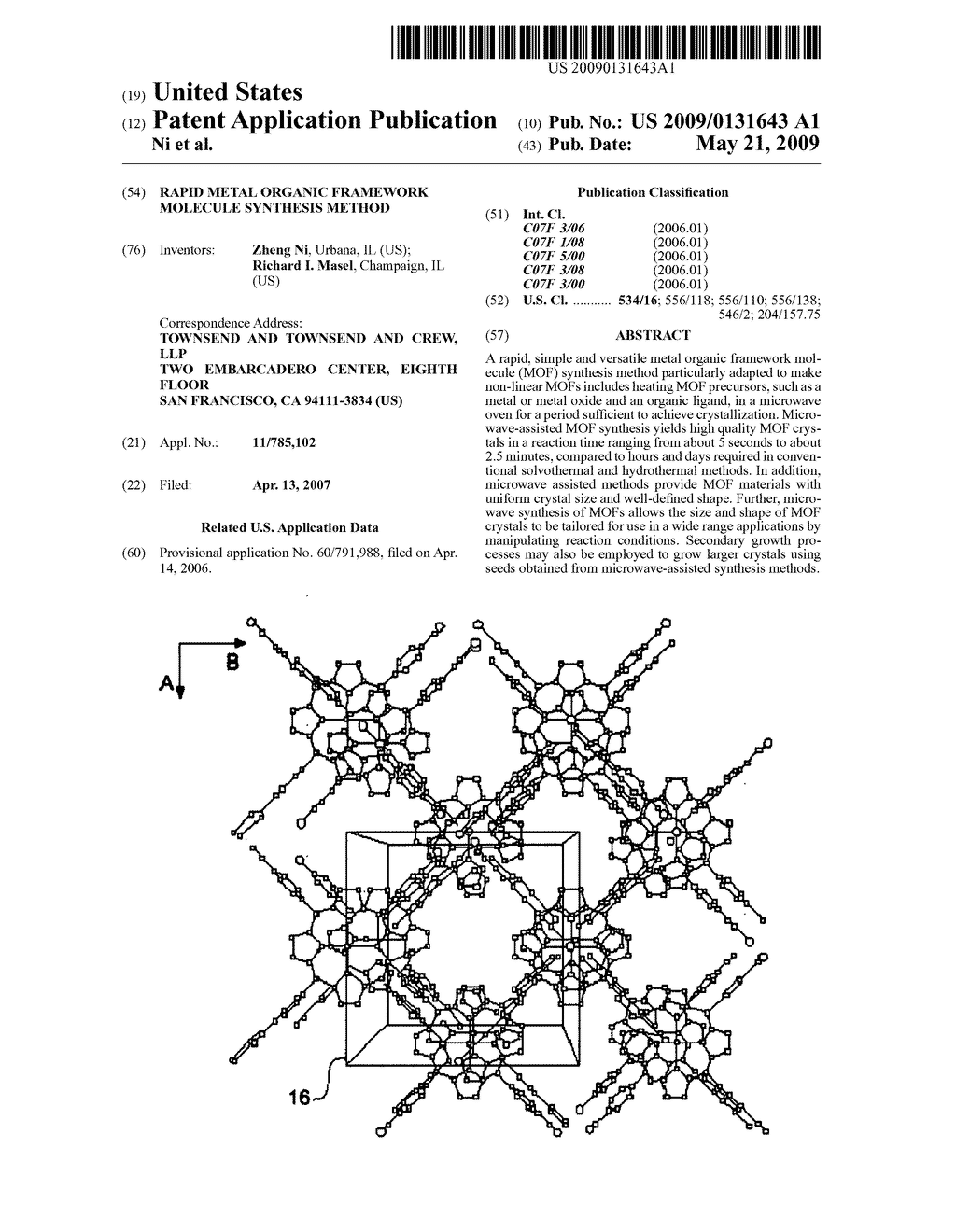 Rapid metal organic framework molecule synthesis method - diagram, schematic, and image 01