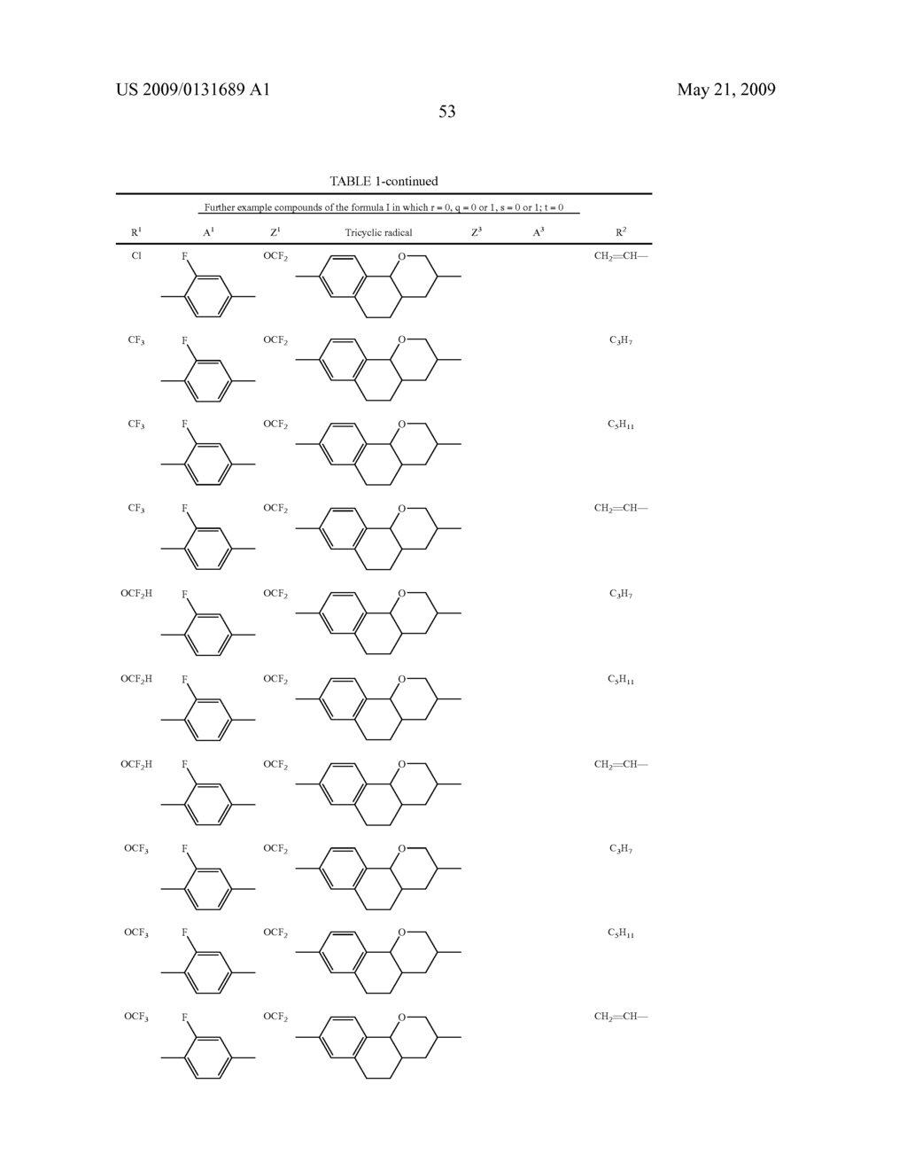 TRICYCLIC AROMATICS AND LIQUID-CRYSTALLINE MEDIUM - diagram, schematic, and image 54