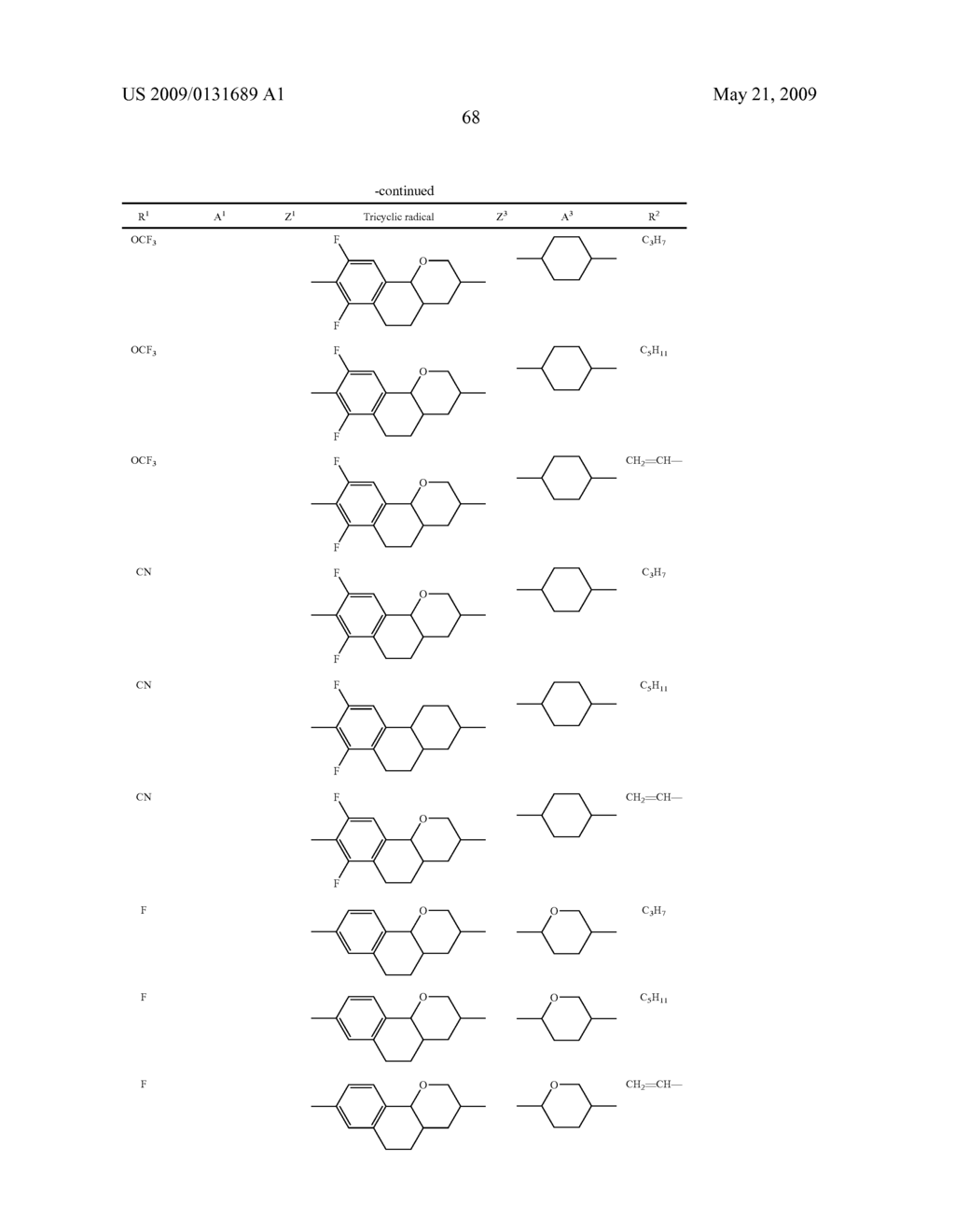 TRICYCLIC AROMATICS AND LIQUID-CRYSTALLINE MEDIUM - diagram, schematic, and image 69