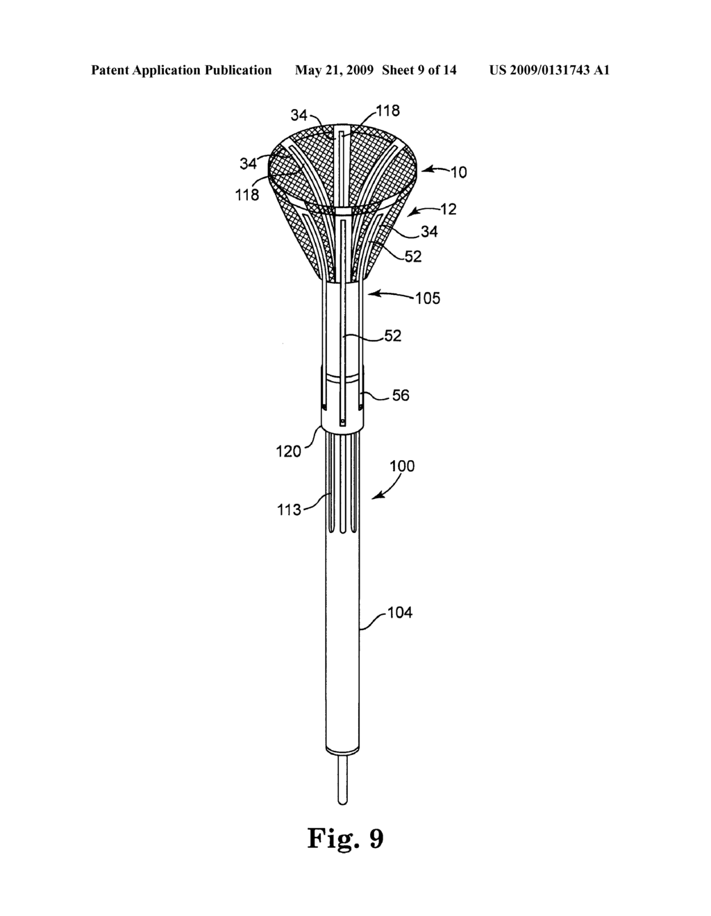 LOW FRICTION DELIVERY TOOL FOR A CARDIAC SUPPORT DEVICE - diagram, schematic, and image 10