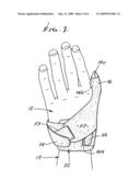 Hand and/or wrist brace apparatus diagram and image