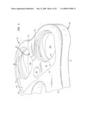 Cervical plate with a feedback device for selective association with bone screw blocking mechanism diagram and image