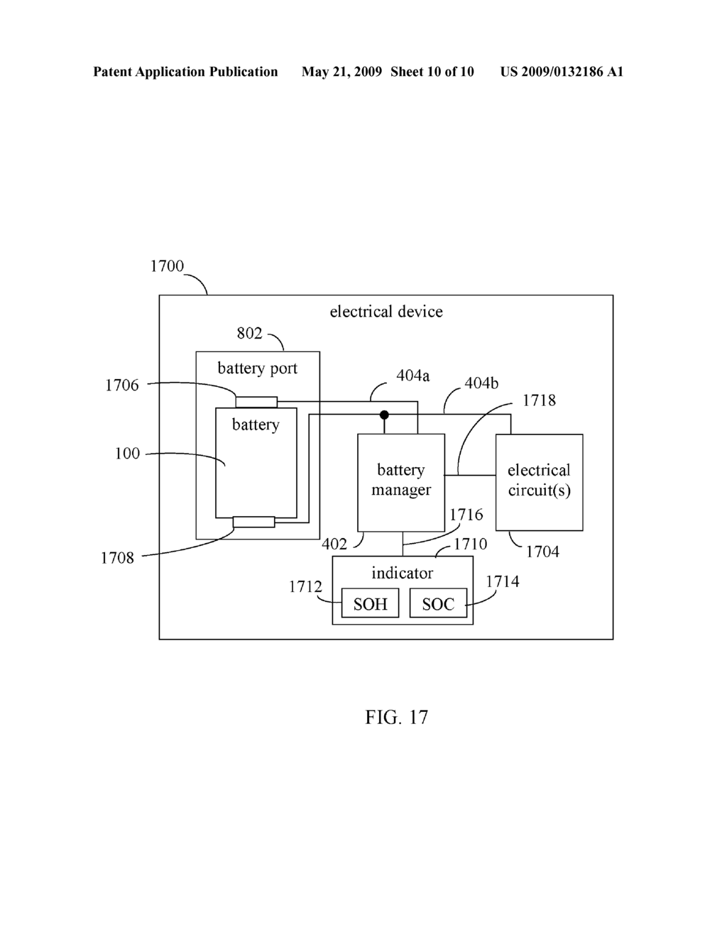 METHOD AND SYSTEM FOR REPORTING BATTERY STATUS BASED ON CURRENT ESTIMATION - diagram, schematic, and image 11