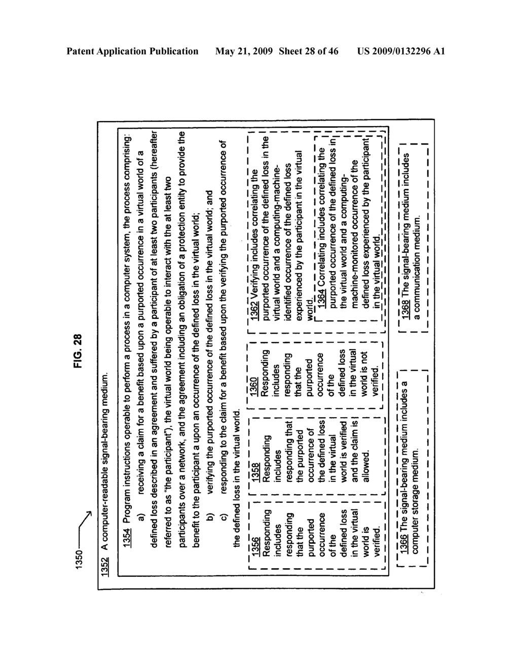 Tracking a participant loss in a virtual world - diagram, schematic, and image 29