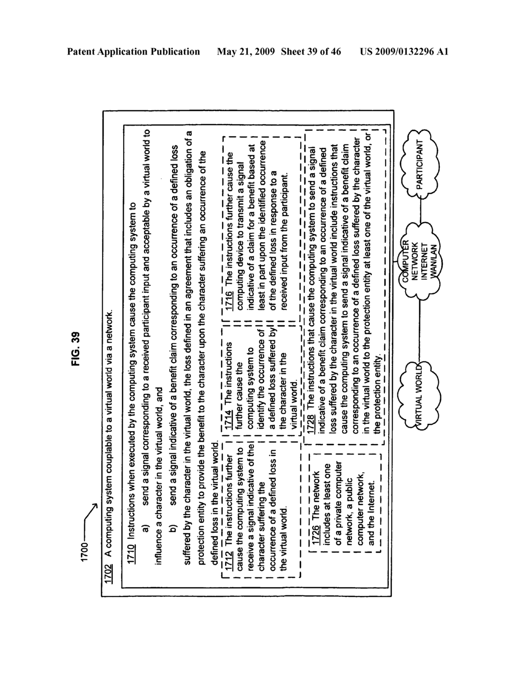 Tracking a participant loss in a virtual world - diagram, schematic, and image 40