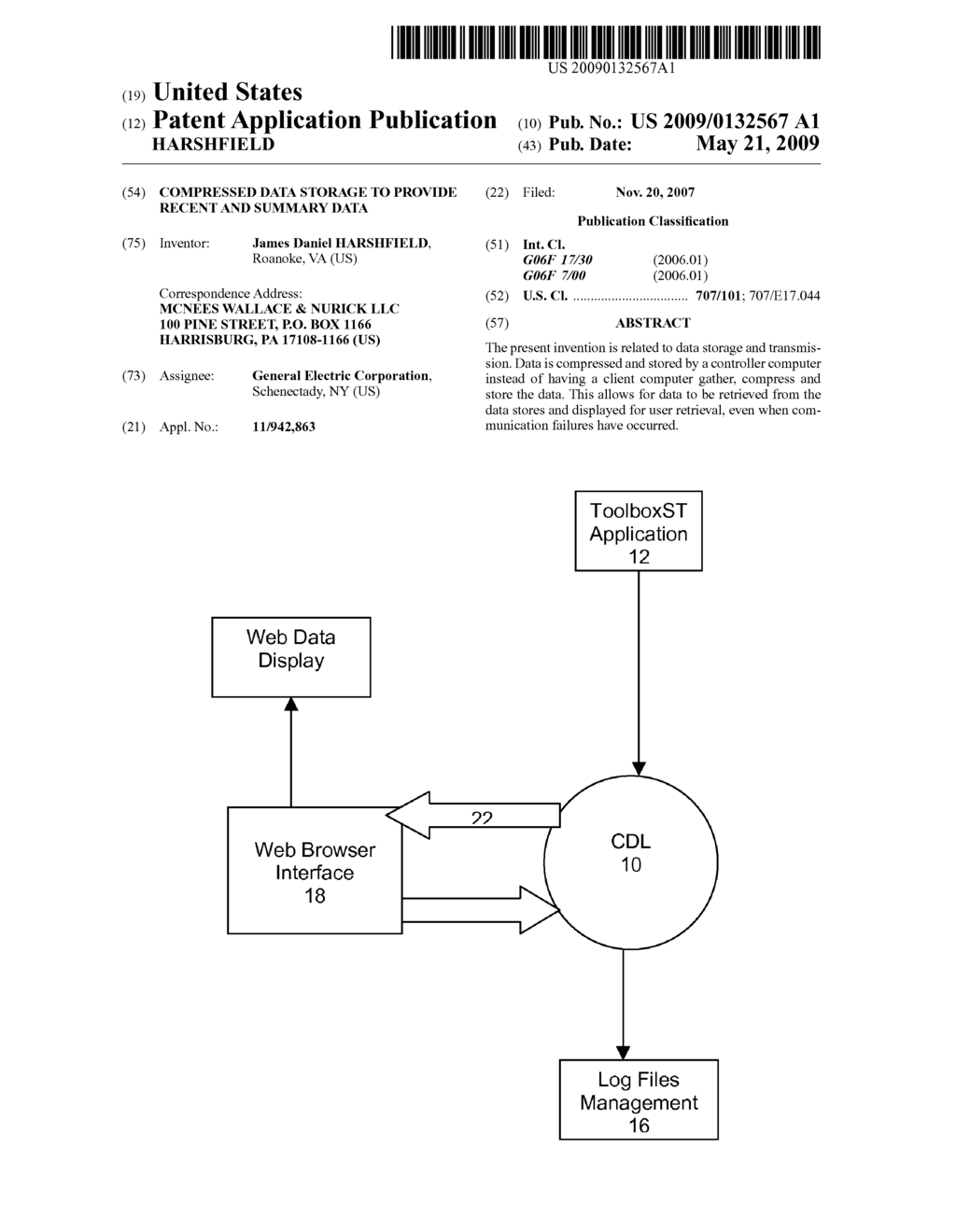 COMPRESSED DATA STORAGE TO PROVIDE RECENT AND SUMMARY DATA - diagram, schematic, and image 01