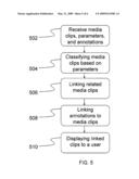 SYSTEM AND METHOD FOR CAPTURING, ANNOTATING, AND LINKING MEDIA diagram and image