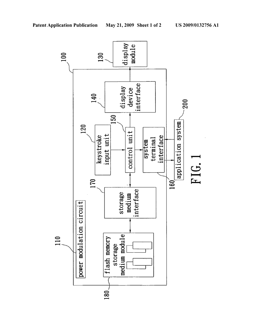 Portable flash memory storage device that may show its remaining lifetime - diagram, schematic, and image 02