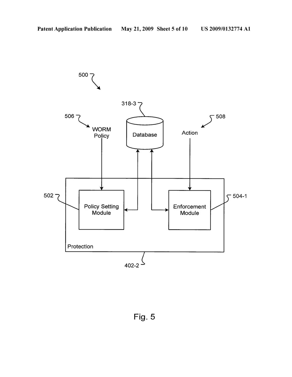 METHODS FOR IMPLEMENTATION OF WORM ENFORCEMENT IN A STORAGE SYSTEM - diagram, schematic, and image 06