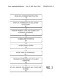 USER INTERFACE AND METHOD IN LOCAL SEARCH SYSTEM WITH VERTICAL SEARCH RESULTS AND AN INTERACTIVE MAP diagram and image