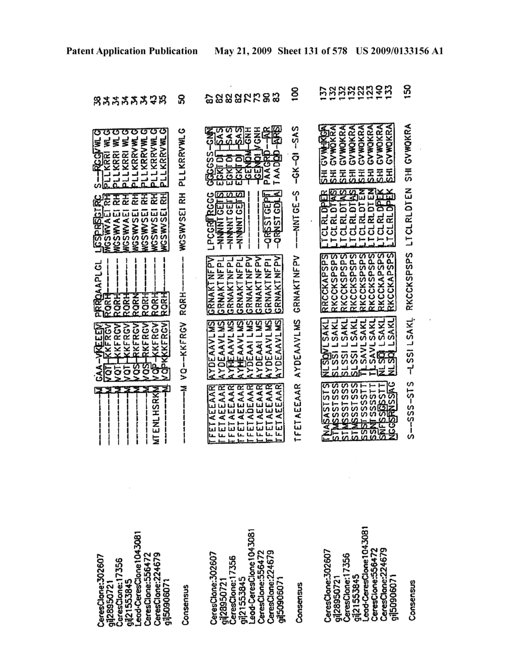 NUCLEOTIDE SEQUENCES AND POLYPEPTIDES ENCODED THEREBY USEFUL FOR MODIFYING PLANT CHARACTERISTICS AND PHENOTYPES - diagram, schematic, and image 132