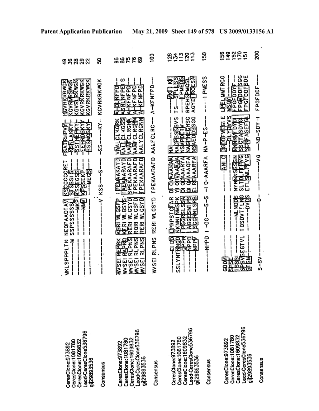 NUCLEOTIDE SEQUENCES AND POLYPEPTIDES ENCODED THEREBY USEFUL FOR MODIFYING PLANT CHARACTERISTICS AND PHENOTYPES - diagram, schematic, and image 150