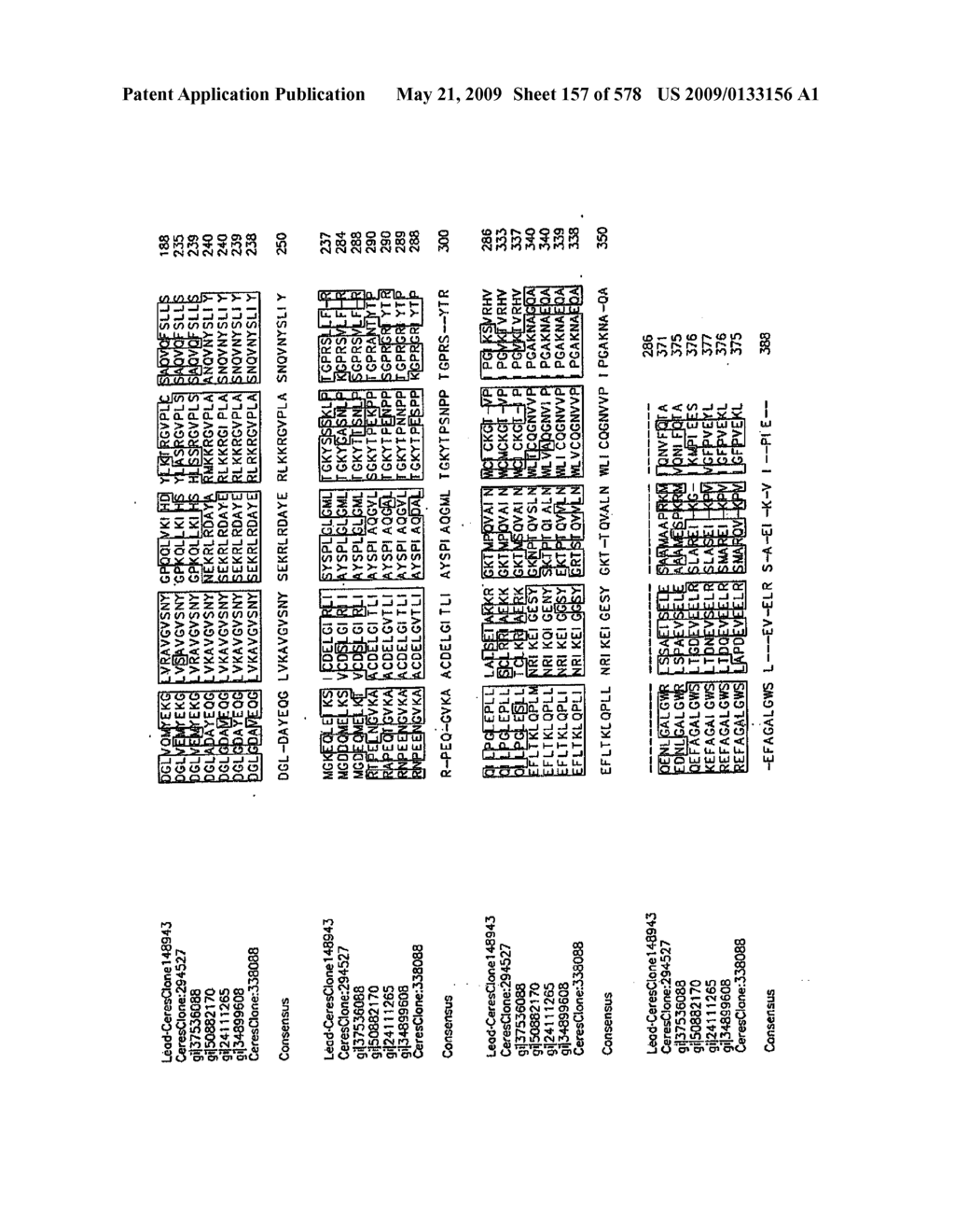 NUCLEOTIDE SEQUENCES AND POLYPEPTIDES ENCODED THEREBY USEFUL FOR MODIFYING PLANT CHARACTERISTICS AND PHENOTYPES - diagram, schematic, and image 158