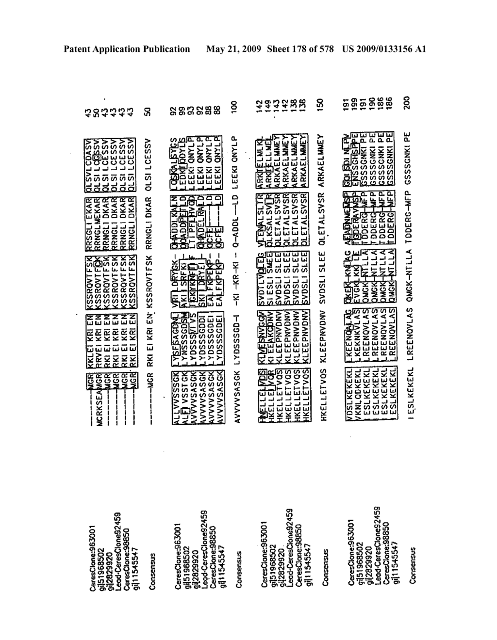 NUCLEOTIDE SEQUENCES AND POLYPEPTIDES ENCODED THEREBY USEFUL FOR MODIFYING PLANT CHARACTERISTICS AND PHENOTYPES - diagram, schematic, and image 179