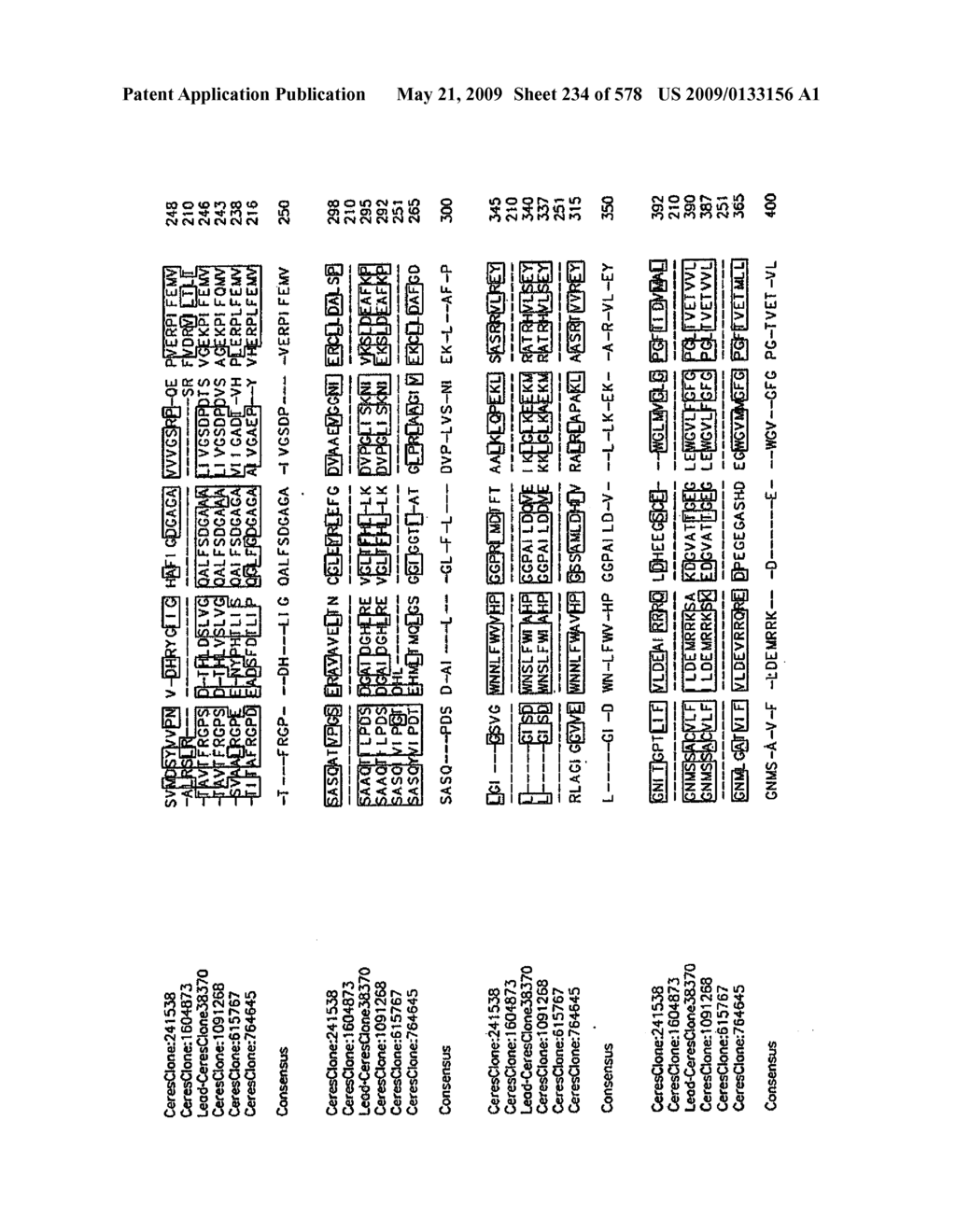 NUCLEOTIDE SEQUENCES AND POLYPEPTIDES ENCODED THEREBY USEFUL FOR MODIFYING PLANT CHARACTERISTICS AND PHENOTYPES - diagram, schematic, and image 235