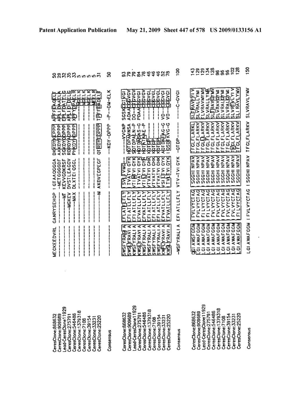 NUCLEOTIDE SEQUENCES AND POLYPEPTIDES ENCODED THEREBY USEFUL FOR MODIFYING PLANT CHARACTERISTICS AND PHENOTYPES - diagram, schematic, and image 448