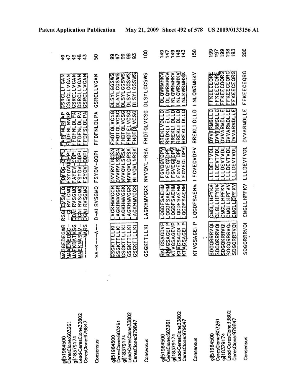 NUCLEOTIDE SEQUENCES AND POLYPEPTIDES ENCODED THEREBY USEFUL FOR MODIFYING PLANT CHARACTERISTICS AND PHENOTYPES - diagram, schematic, and image 493