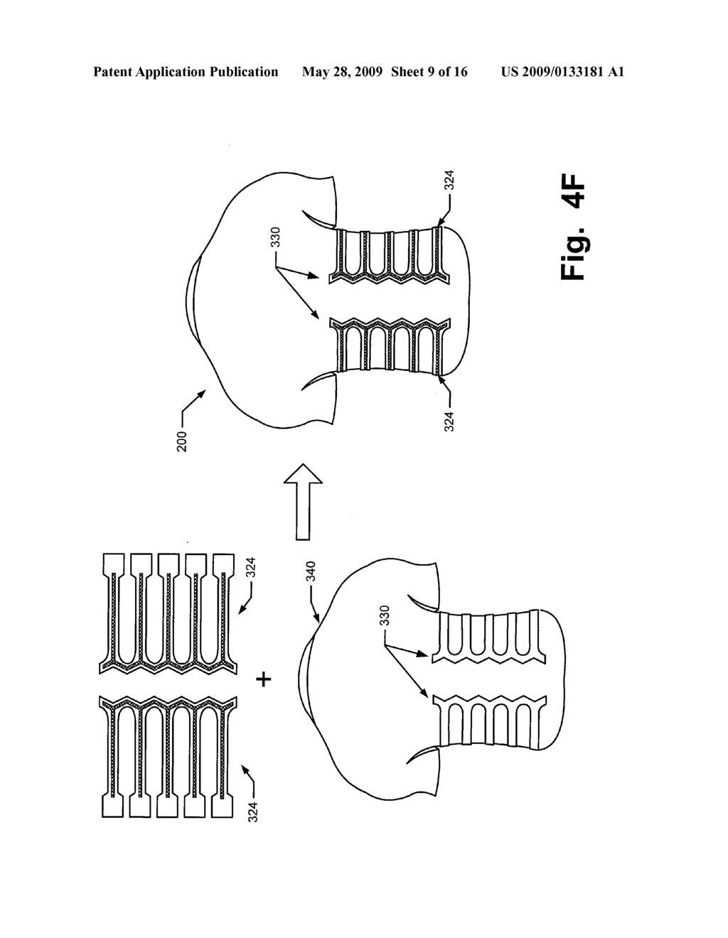 Articles of apparel providing enhanced body position feedback - diagram, schematic, and image 10