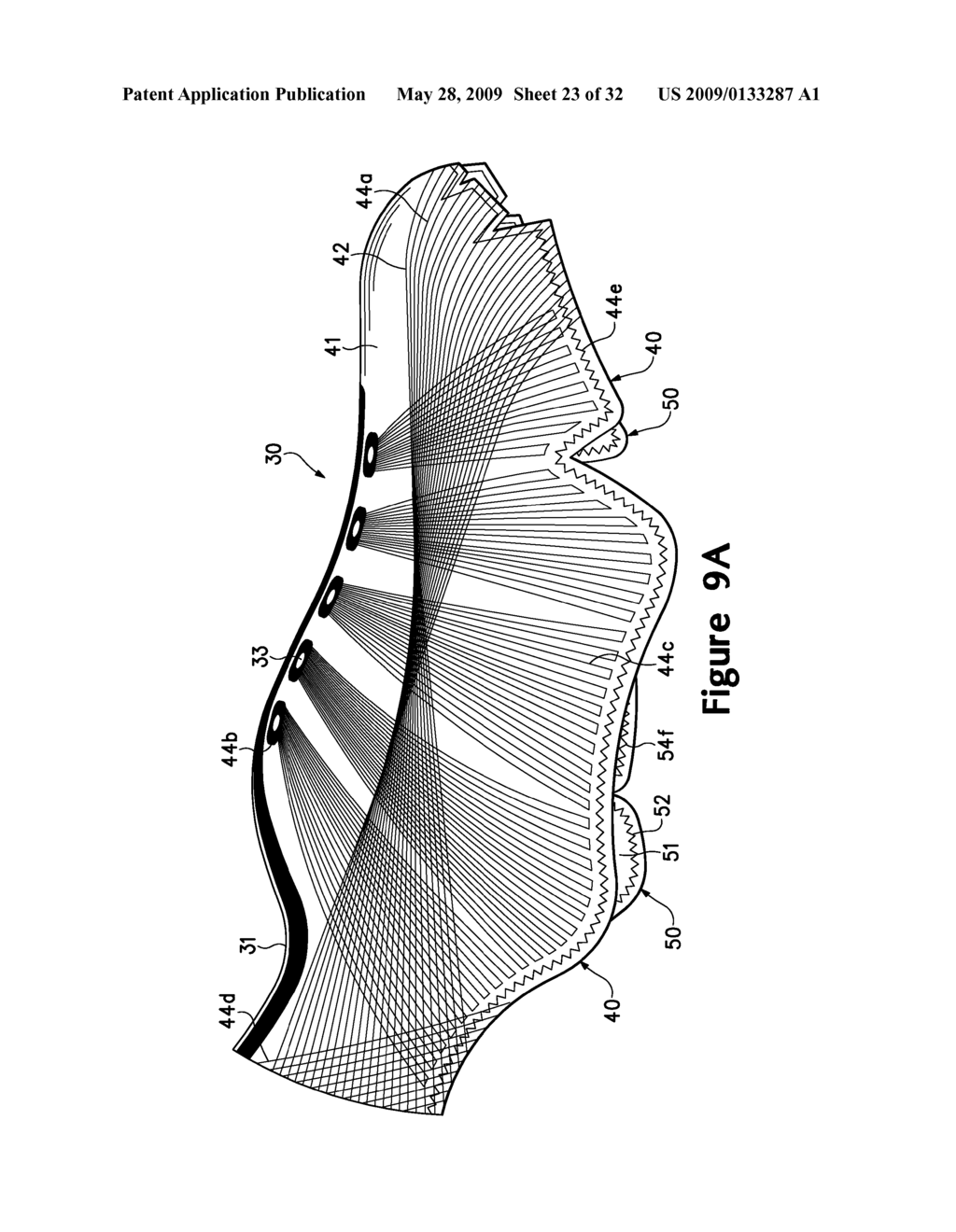 Article Of Footwear Having An Upper With Thread Structural Elements - diagram, schematic, and image 24