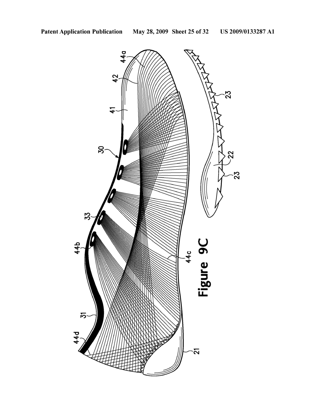 Article Of Footwear Having An Upper With Thread Structural Elements - diagram, schematic, and image 26