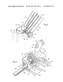 Apparatus and method for harvesting and processing celery diagram and image