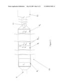 METHOD AND DEVICE FOR ESTIMATING THE TEMPERATURE OF EXHAUST GASES ENTERING INTO A POST-TREATMENT SYSTEM ARRANGED DOWNSTREAM FROM A SYSTEM FOR THE TREATMENT OF SAID GASES diagram and image