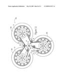 Mechanical Tri-Wheel Retention Assembly for Stair-Climbing Wheeled Vehicle diagram and image