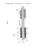 Error-compensating bearing screw conveying device diagram and image