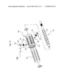 Error-compensating bearing screw conveying device diagram and image