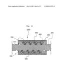 Error-compensating bearing screw conveying device diagram and image