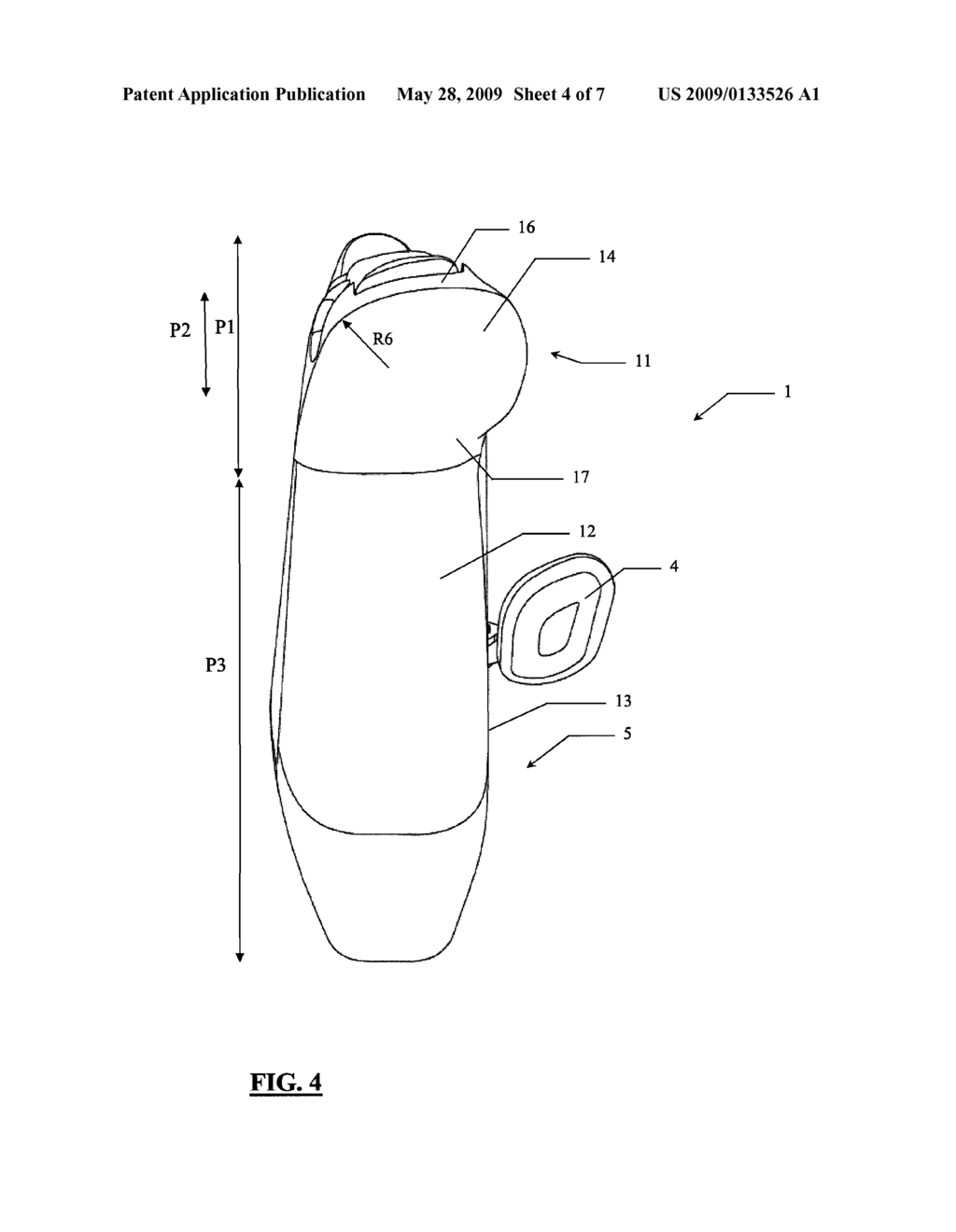 CONTROL DEVICE FOR A BICYCLE WITH CURVED HANDLEBARS - diagram, schematic, and image 05