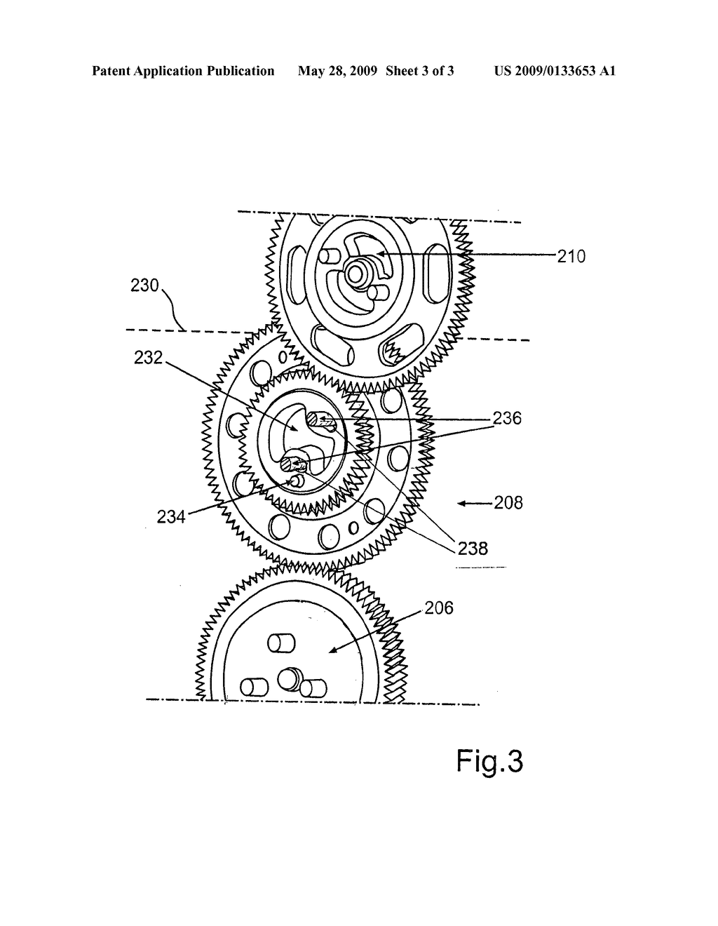 Spur gear drive for an internal combustion engine - diagram, schematic, and image 04