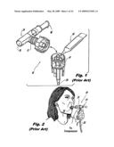 Semi-automatic emergency medication dose nebulizer diagram and image