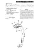 Water-sealing diving-use snorkel without generating a vacuum suction force diagram and image