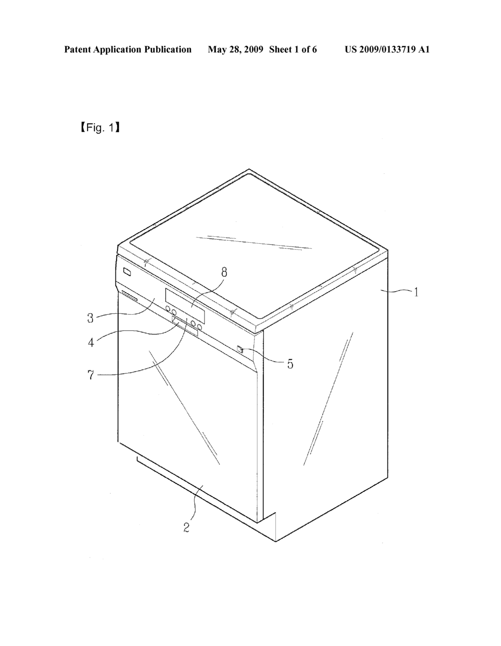 DISHWASHER AND METHOD OF CONTROLLING THE SAME - diagram, schematic, and image 02