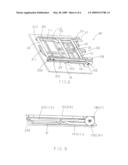 Portable supporting frame for cutting machine diagram and image