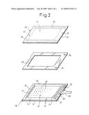 Panel-type input device diagram and image