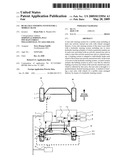 Rear axle steering system for a mobile crane diagram and image