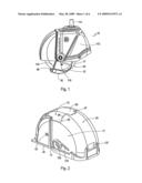 Braking Shell for Shopping Cart Security Device diagram and image