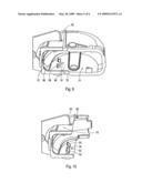 Braking Shell for Shopping Cart Security Device diagram and image