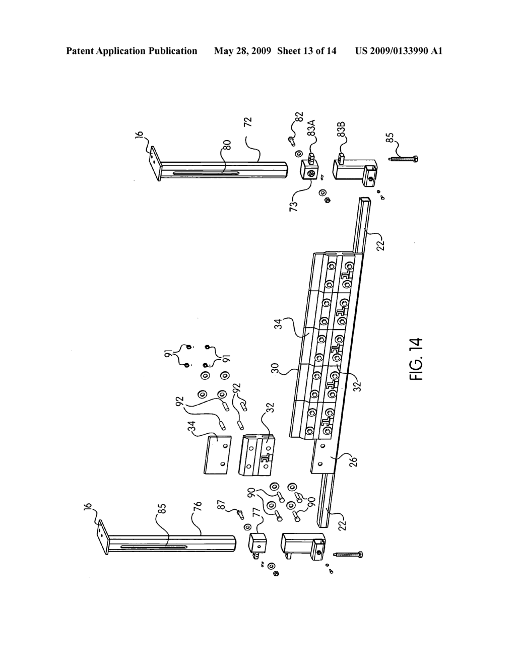 Secondary conveyor belt cleaner and mounting system therefor - diagram, schematic, and image 14