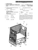 FOLDING CONTAINER WITH ELASTICALLY SUSPENDED FLOOR diagram and image