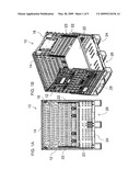 FOLDING CONTAINER WITH ELASTICALLY SUSPENDED FLOOR diagram and image