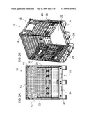 FOLDING CONTAINER WITH ELASTICALLY SUSPENDED FLOOR diagram and image
