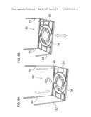 FOLDING CONTAINER WITH ELASTICALLY SUSPENDED FLOOR diagram and image