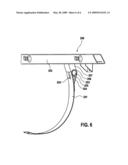 MOUNTING ARRANGEMENT FOR A RETAINING STRAP OF A GAS TANK HOLDING DEVICE diagram and image