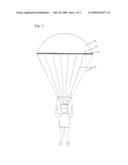 LIFESAVING PARACHUTE diagram and image